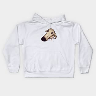 Borzoi Dog Meme Kids Hoodie